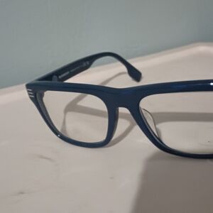Blue Men’s Rectangular Reading Glasses
